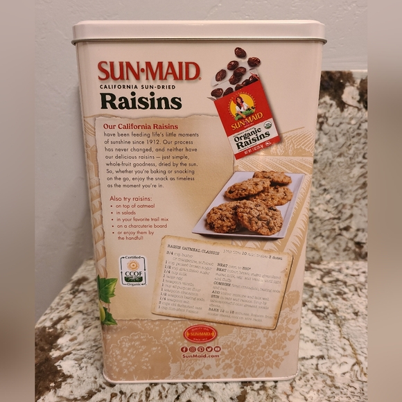 Sun-Maid Canister - Picture 2 of 5